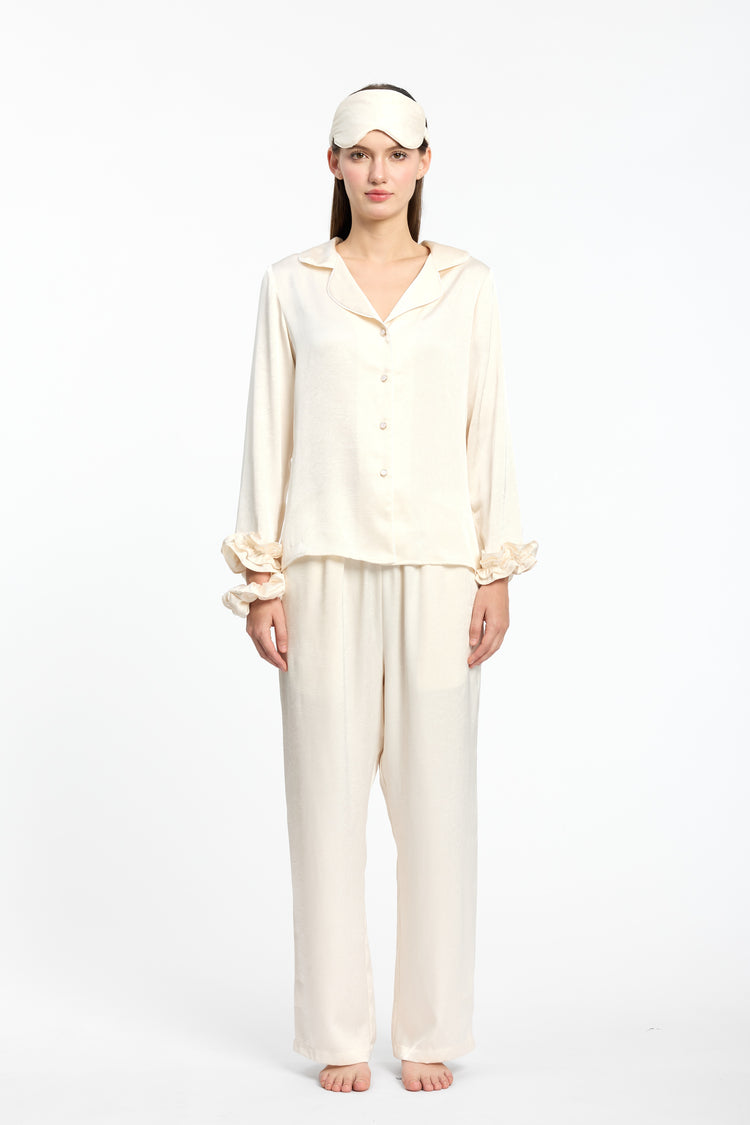 Luxury Textured Silky Pyjama Set