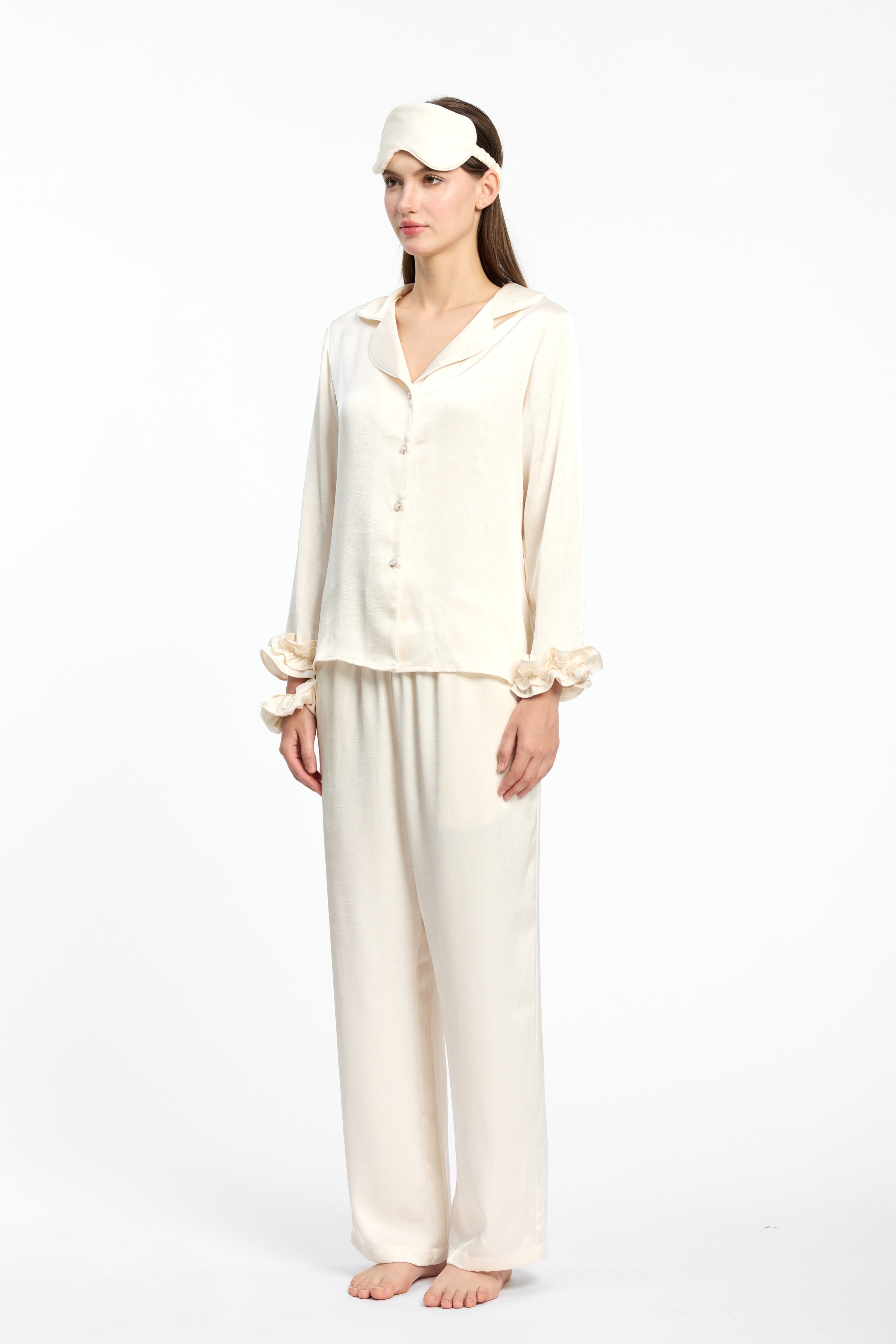 Luxury Textured Silky Pyjama Set