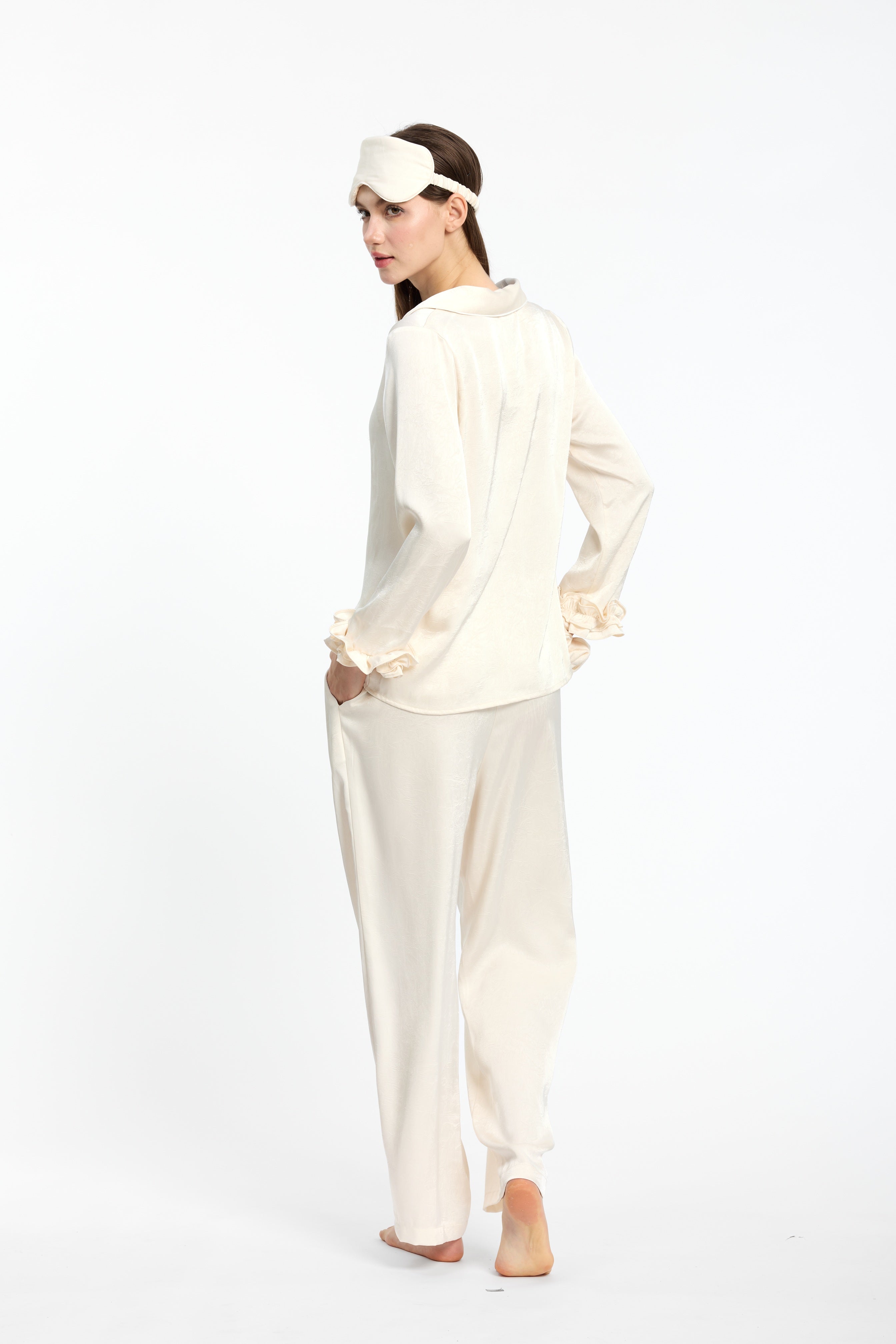 Luxury Textured Silky Pyjama Set