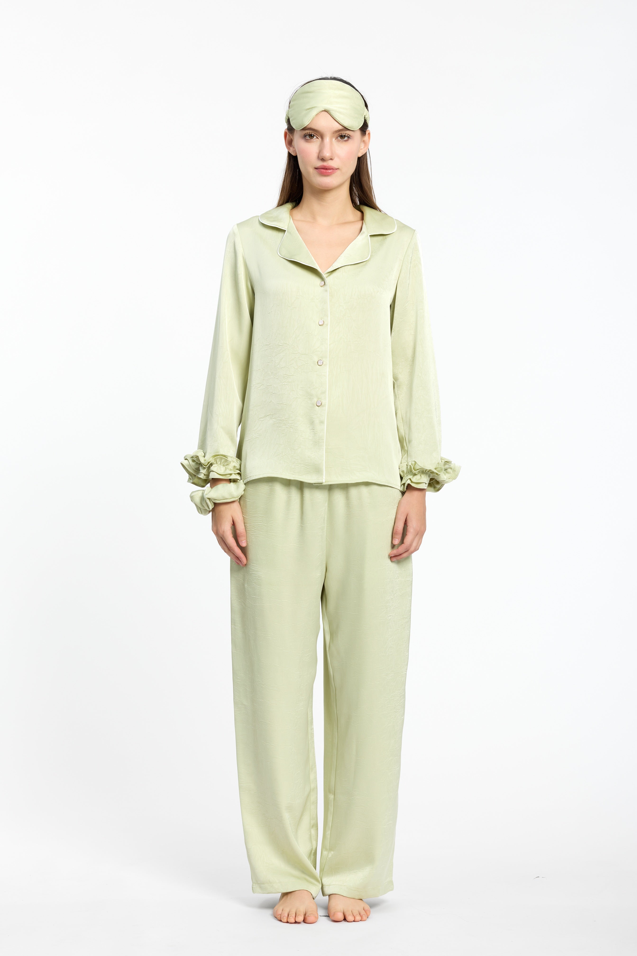 Luxury Textured Silky Pyjama Set