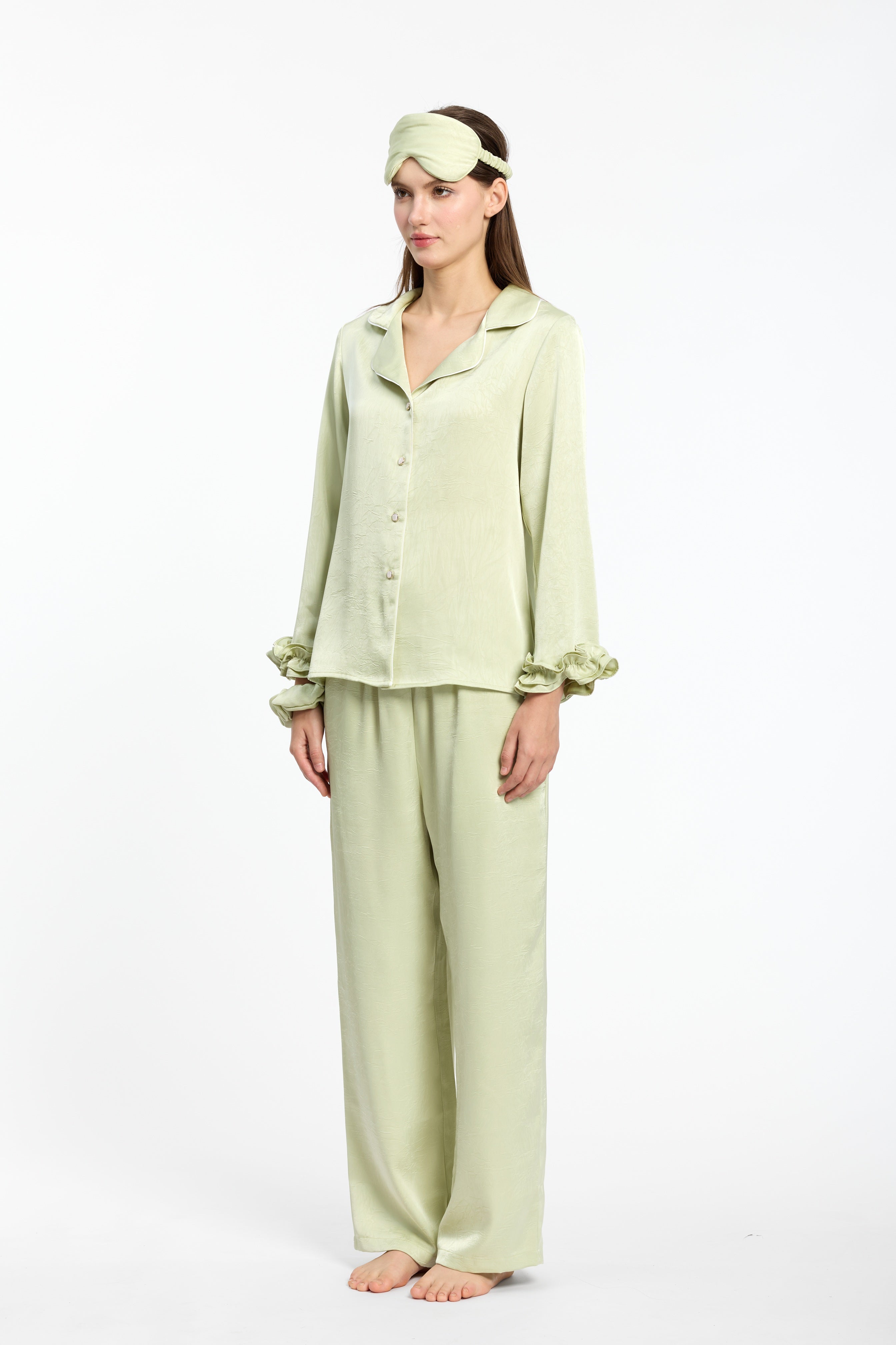 Luxury Textured Silky Pyjama Set