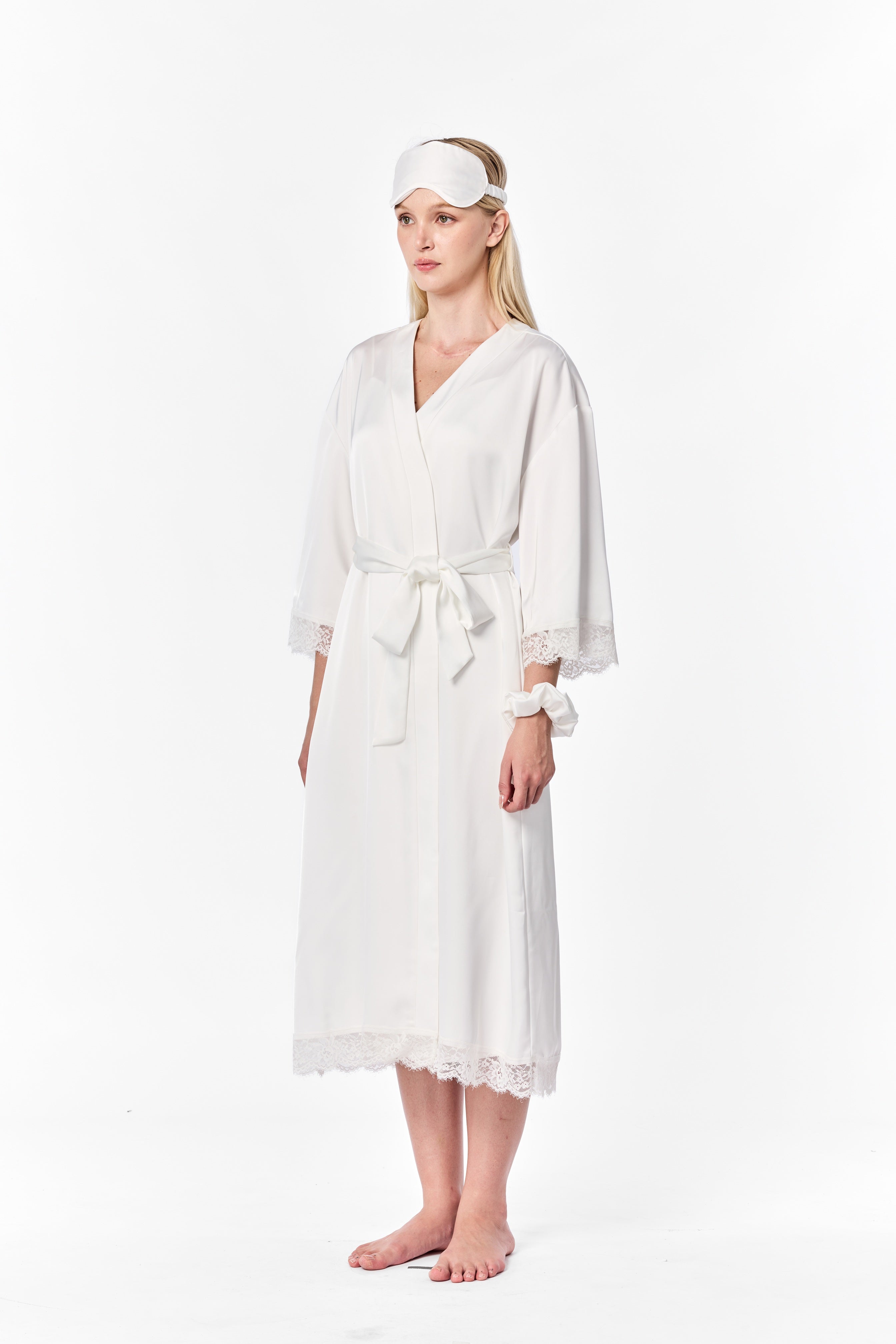 Luxe Silk-Feel Bridal Robe