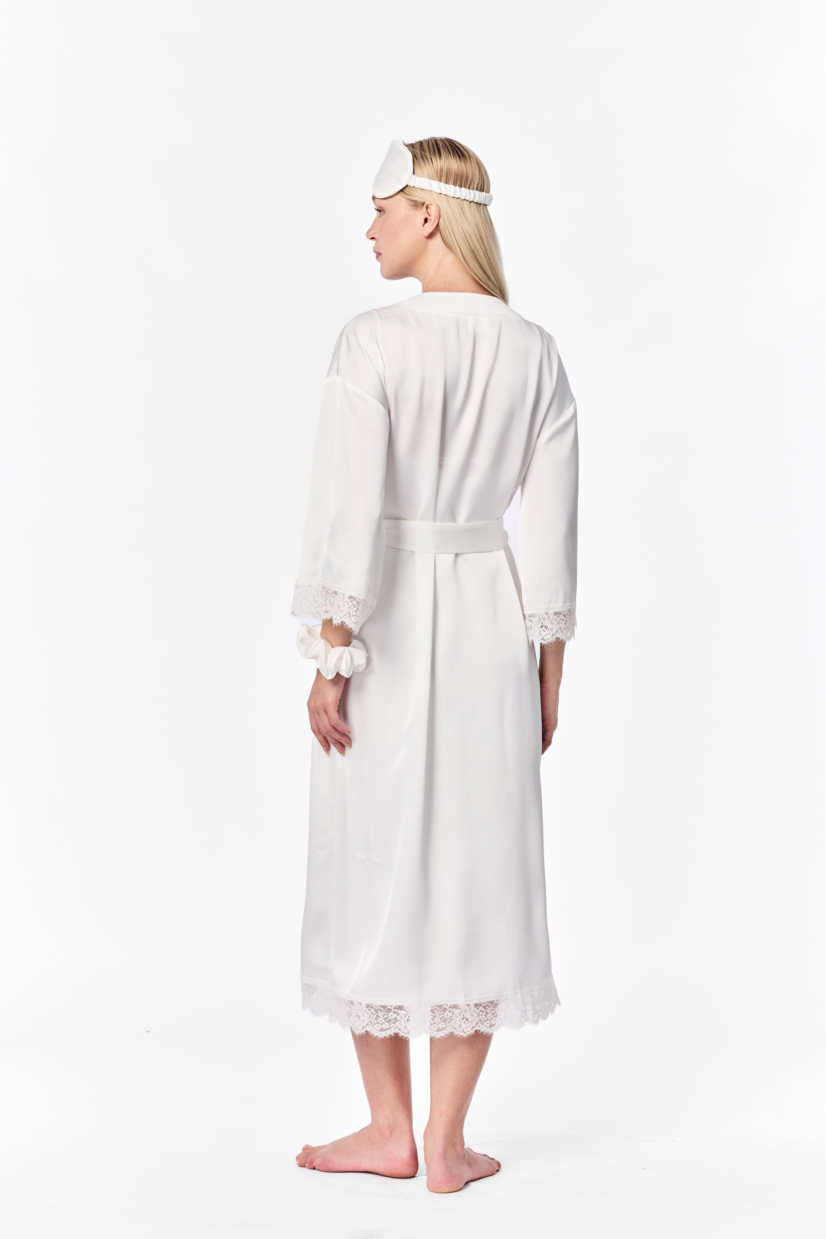Luxe Silk-Feel Bridal Robe